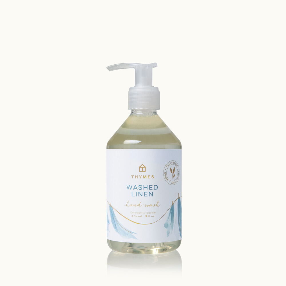 Thymes Washed Linen Hand Wash to Wash Away Germs and Dirt image number 0